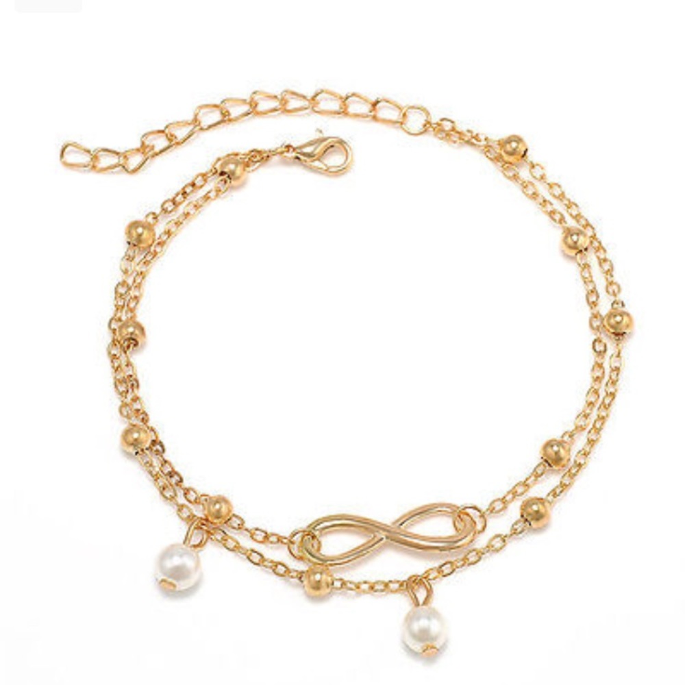 Leg Chain Forever Luck Jewelry pearl drop - Picture 5 of 6